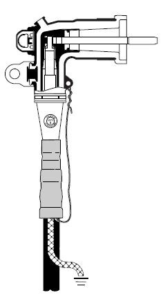 200 Amp Industrial Loadbreak Elbow 5810-C-40