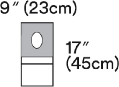 Aperture Pouch Drape Clear Plastic Illus 1072