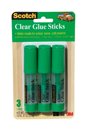 Scotch 6008 Clear Glue Sticks