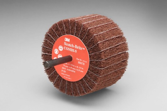3M(TM) Combi-S Wheel, 3 in x 1-3/4 in x 1/4 in