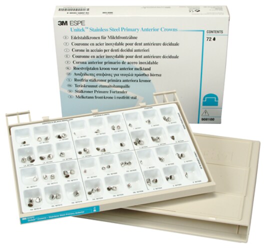 Unitek Primary Anterior Stainless Steel Crown Kit, 908100