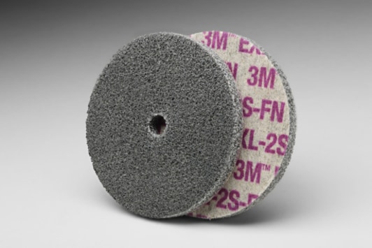 Scotch-Brite(TM) EXL Unitized Wheel, 3in x 1/4in x 3/8in 2SFIN