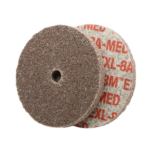 Scotch-Brite(TM) EXL Unitized Wheel, 3in x 1/4in x 3/8in 8AMED
