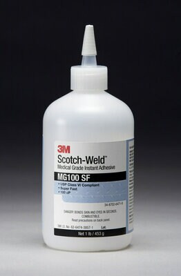 Scotch-Weld(TM) Medical Grade Instant Adhesive MG100 SF