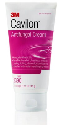 Cavilon Waterproof Antifungal Cream 3390, 5 oz. Squeeze tube