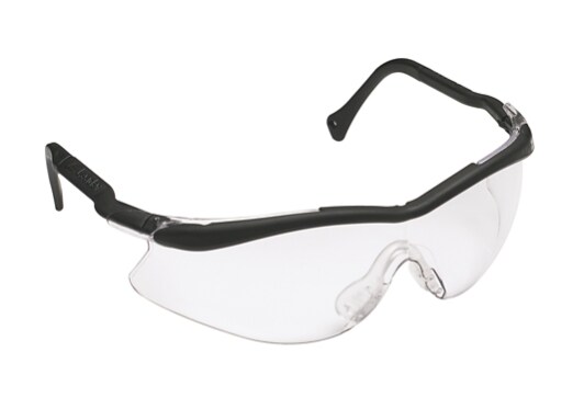 QX 2000 Black Spatula Temple Soft Nose Clear Lens 12109-10000-20