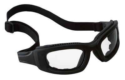 MAXIM 2x2 Air Flow Goggle,Blk Frame,Clear Lens,Blk Strap