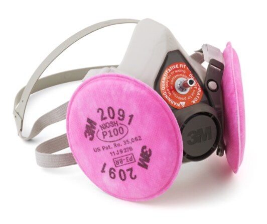 3M(TM) Probed Respirator Assembly, 6100Q Small