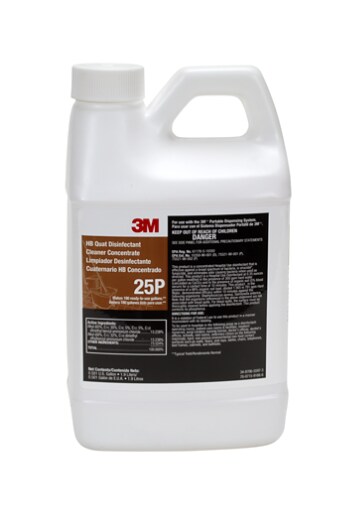 3M(TM) HB Quat Disinfectant Cleaner Concentrate 25P