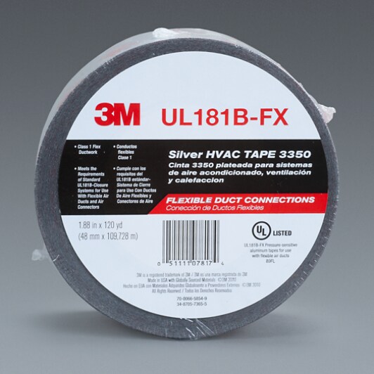 3M(TM) Silver HVAC Tape 3350 Roll Image