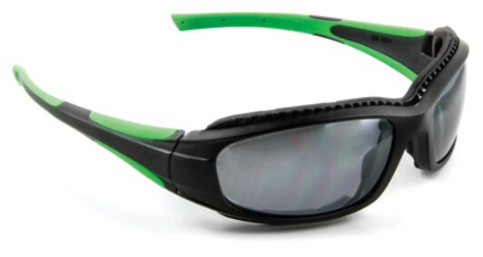 3M Safety Sunwear SS1514AS-B Blk/GrnFrm SlvrMrror AS Lns 10ea/cs