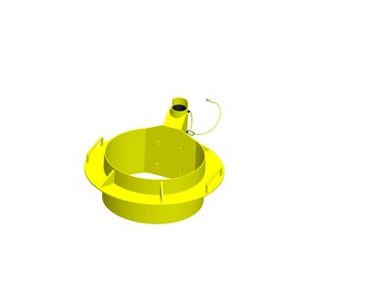 Xtirpa Fall Arrest/Retrieval Manhole Collar IN-2217, 24-26" dia.