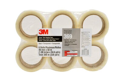 Tartan(TM) General Use Box Sealing Tape 369 Clear