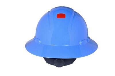 Blue Vented Full Brim H-800 Hard Hat