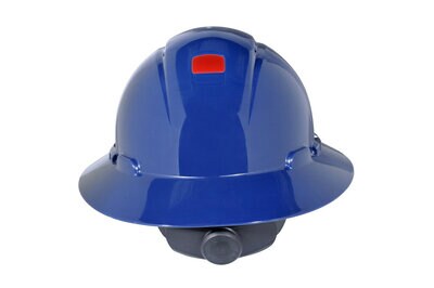 Navy Blue Vented Full Brim H-800 Hard Hat