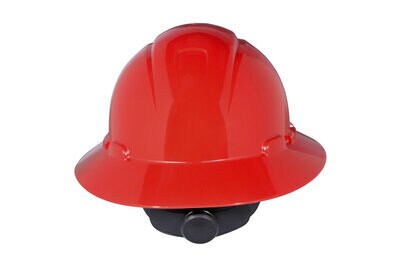 Red Full Brim H-800 Hard Hat