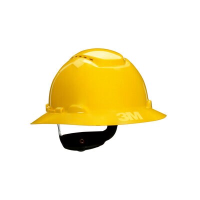 Yellow Vented Full Brim H-800 Hard Hat