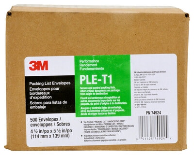 3M(TM) Packing List Envelope Top Print PLE-T1, 4 1/2 x 5 1/2