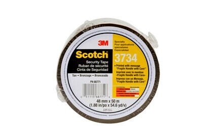 Scotch(R) FRAGILE HANDLE WITH CARE Box Sealing Tape 3734