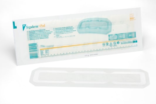 Tegaderm +Pad Film Dresssing with Non-Adherent Pad 3593