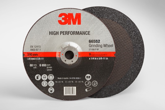 3M(TM) High Performance DCGW T27 QC,(66552) 9x1/4x5/8-11in