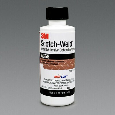 3M™ Scotch-Weld™ Instant Adhesive Debonder/Cleaner AC68