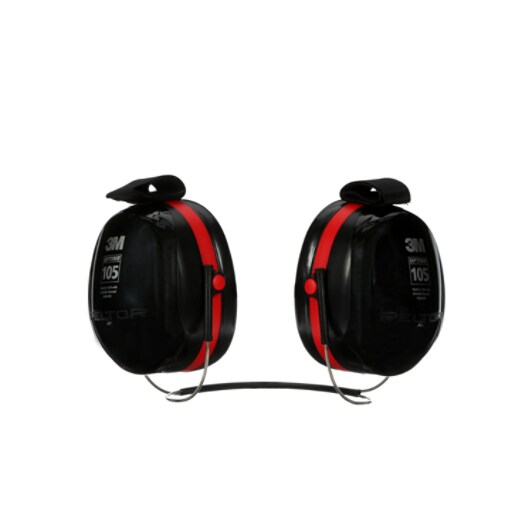 Behind-the-Ear Dual Cup Hearing Protect NRR 29 dB H10B, w Strap