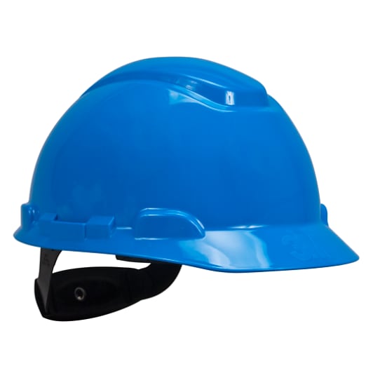 3M(TM) Hard Hat, Blue 4-Point Ratchet Suspension H-703R