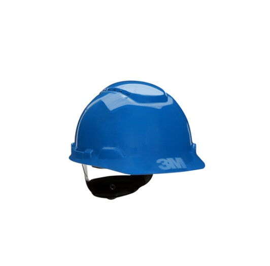 3M(TM) Hard Hat, Vented Blue 4-Point Ratchet Suspension H-703V