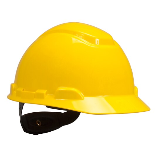 3M(TM) Hard Hat, Yellow 4-Point Ratchet Suspension H-702R