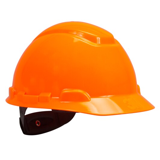 3M(TM) Hard Hat, Bright Orange 4-Point Ratchet Suspension H-706R