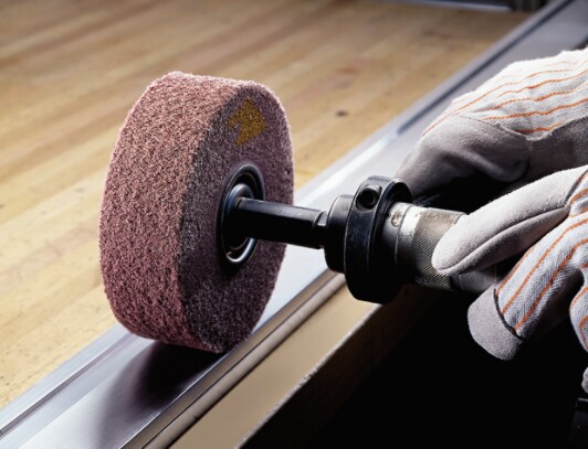 Scotch-Brite(TM) High Strength Flap Brushes Application