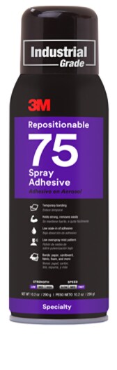 Repositionable Spray Adhesive 75, 10 1/4 oz aerosol can