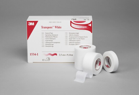 Transpore White Surgical Tape Group Photo