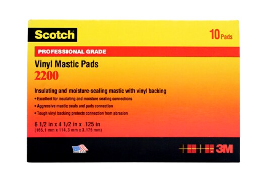 Scotch(R) 2200 Vinyl Mastic Pads
