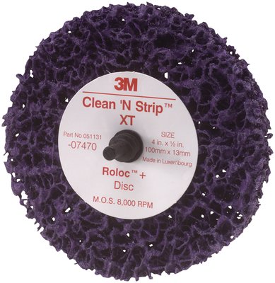 Scotch-Brite(TM) Roloc(TM) Plus Clean and Strip XT Discs 07470