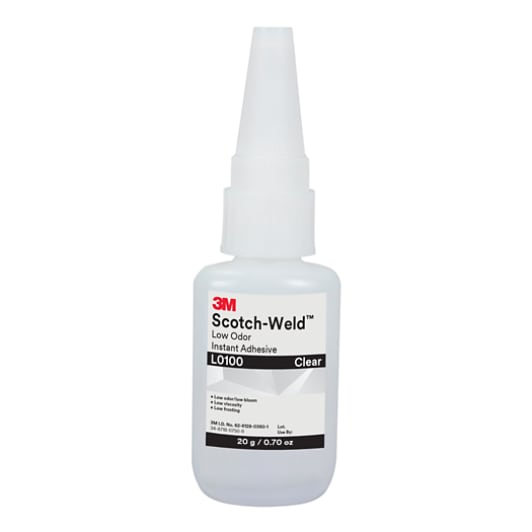 3M™ Scotch-Weld™ Low Odor Instant Adhesive LO100, 1 oz