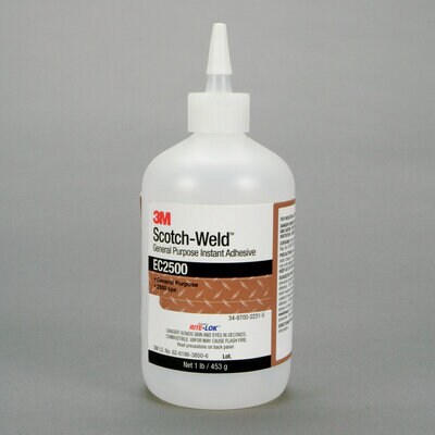 3M™ Scotch-Weld™ General Purpose Instant Adhesive EC2500, 1 lb