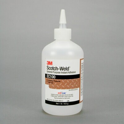 3M™ Scotch-Weld™ General Purpose Instant Adhesive EC100, 1 lb