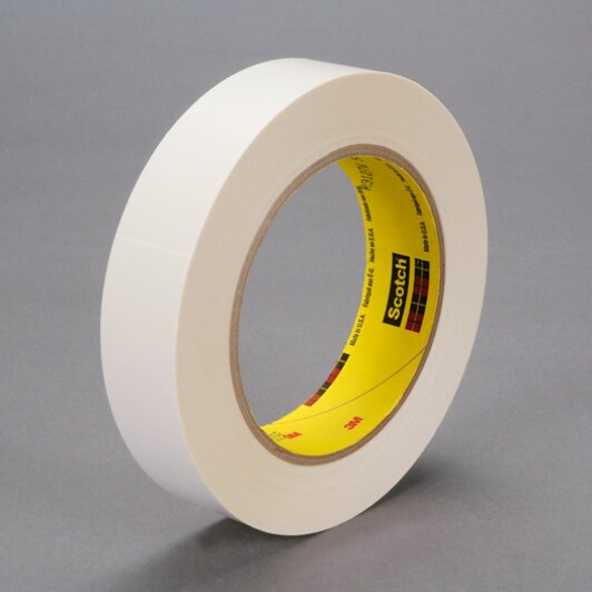 Repulpable Web Processing Single Coated Tape 3127 White, 1 inch