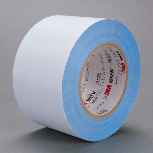 3M(TM) Glass Cloth Tape 398FR White, 2 inch