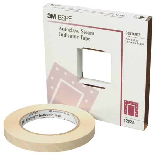 Autoclave Steam Indicator Tape - 1/2 x 60 yrd, 1222A