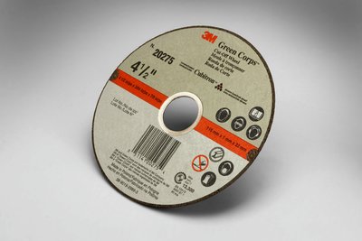 3M(TM) GreenCorps(TM) Cut Off Wheel, 4-1/2 in x 3/64 in x 7/8 in