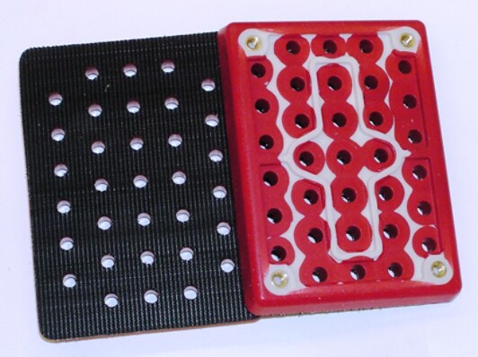 3M(TM) Hookit(TM) CleanSandingPad PN20435, 3 in x 4 in x 1/2in