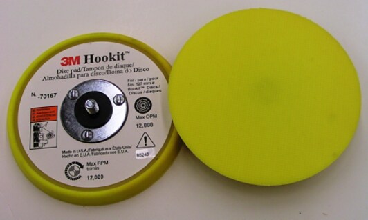 3M(TM) Hookit(TM) Low Profile Disc Pad 70167, 5"x3/8"5/16-24 Ext