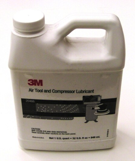 3M(TM) Air Tool and Compressor Lubricant PN20466, Quart