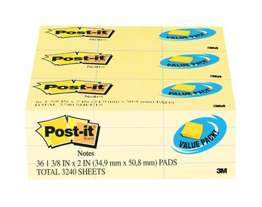 653-36VAD90 Post-It Value Pack