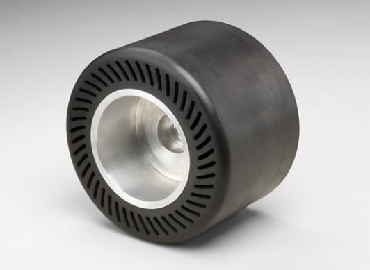 3M(TM) Rubber Slotted Expander Wheel PN28348, 5"x3-1/2", 1/Case