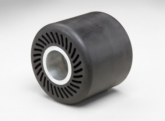 3M(TM) Rubber Slotted Expander Wheel PN28349, 3.4"x3"x5/8"AH