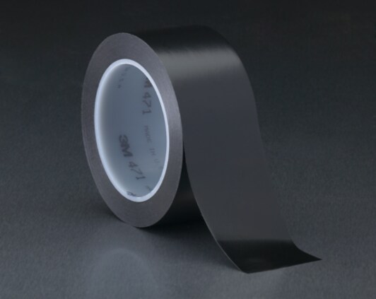 3M(TM) 471 Black Vinyl Tape